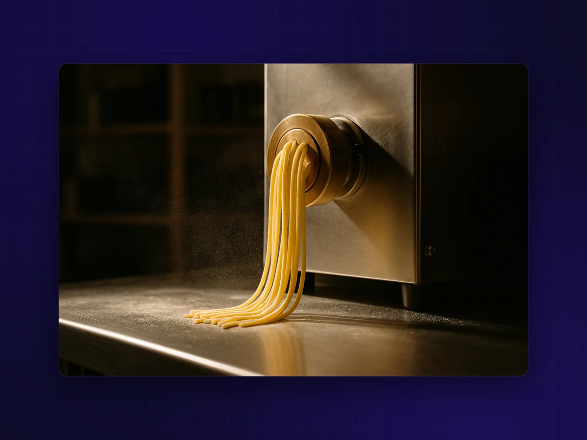 Fresh pasta machine